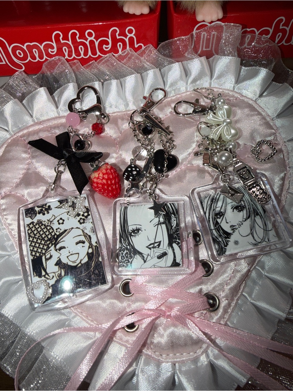 🫧🍓anime NANA handmade keychains🍓🫧